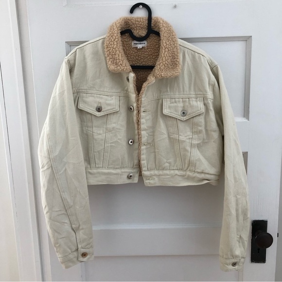 Superdown Madena Cropped Sherpa Jacket - Picture 1 of 10